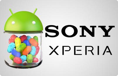 Sony Xperia com Android 4.1