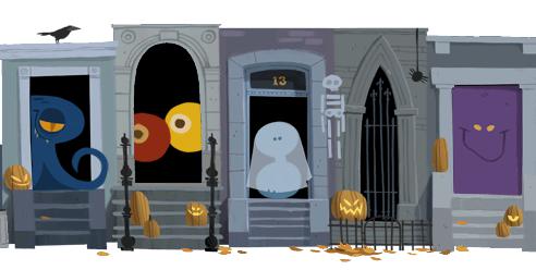 Doodle interactivo halloween