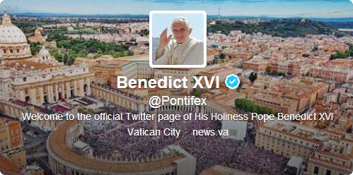 Twitter de Bento XVI