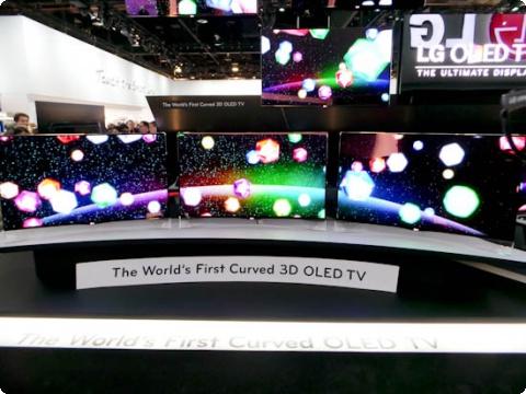 OLED curvo da LG