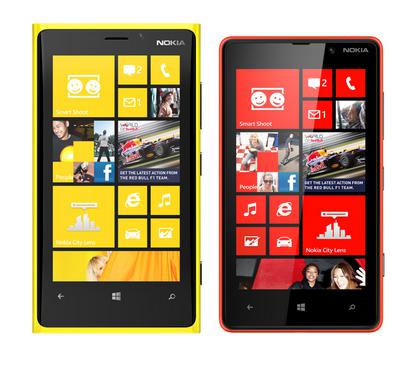 Nokia Lumia 820 e Lumia 920