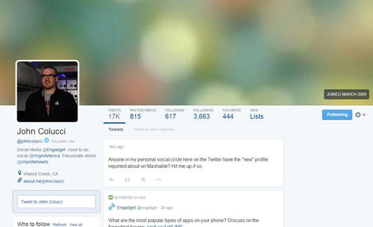 twitter new design