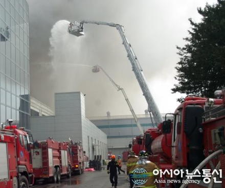 incêndio fabrica samsung