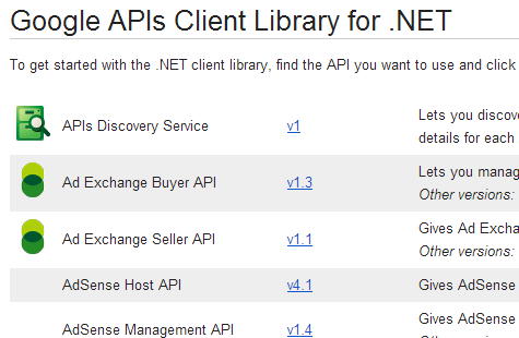 Google api windows phone