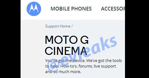 moto g cinema