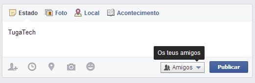 facebook estado partilhas