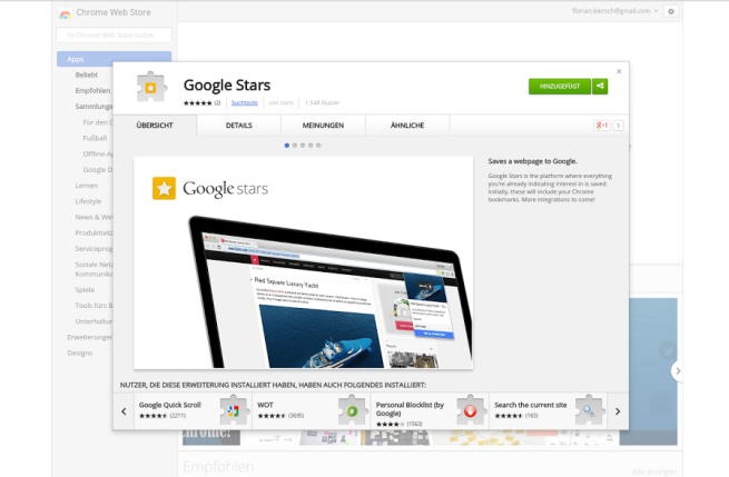 Google star