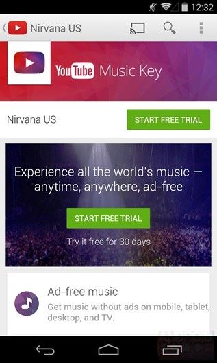 youtube music key