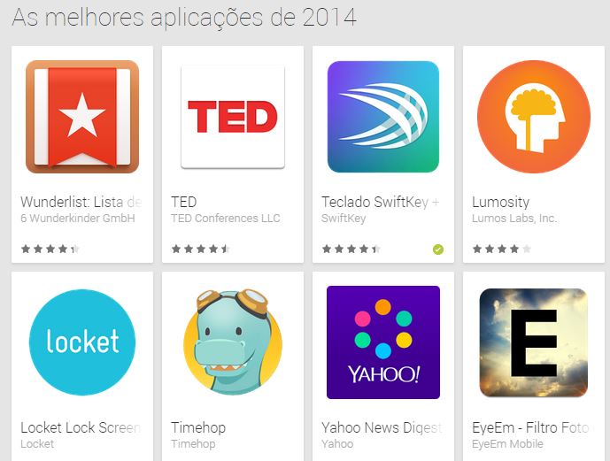 google play lista 2014