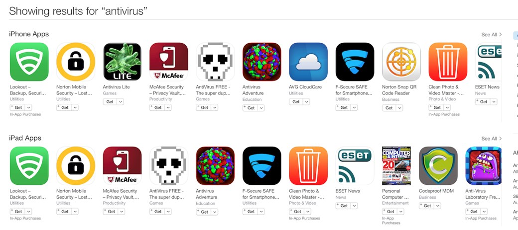 app store antivirus