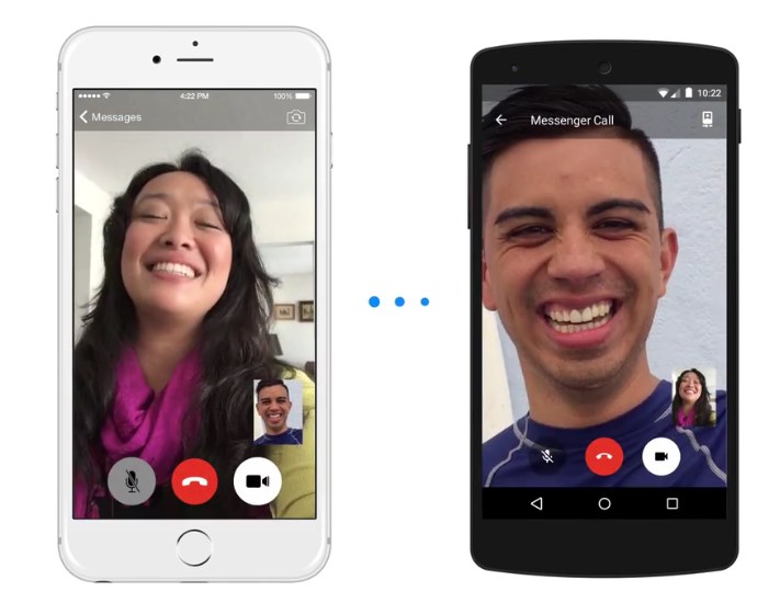 facebook video chamada messenger