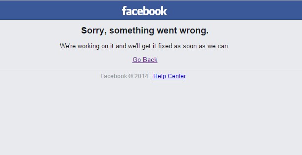 facebook down