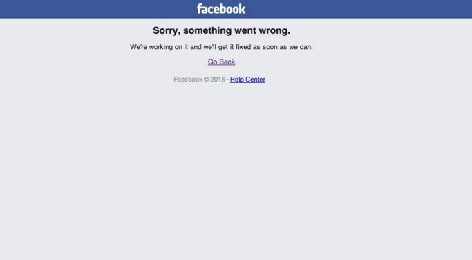 facebook down