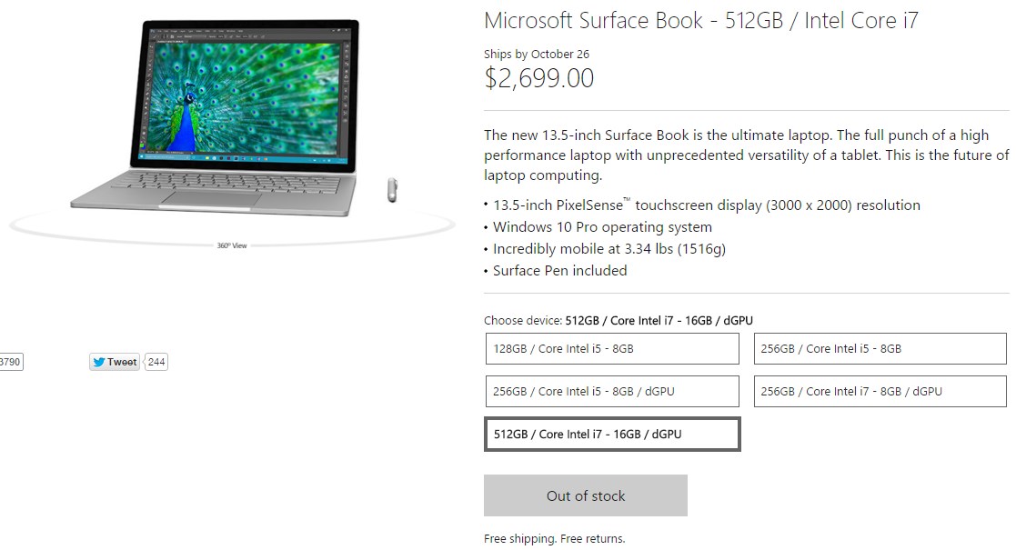 Microsoft surface book