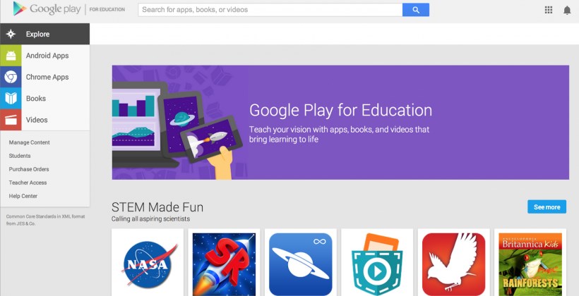 google play for education