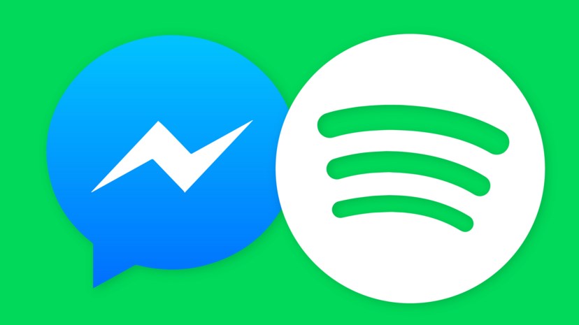 facebook messenger e spotify