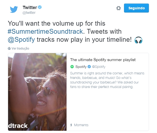 Twitter e Spotify