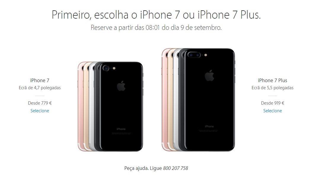 iphone 7 em portugal