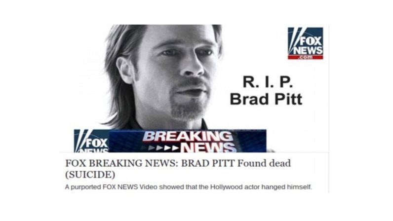 falsa noticia de brad pitt