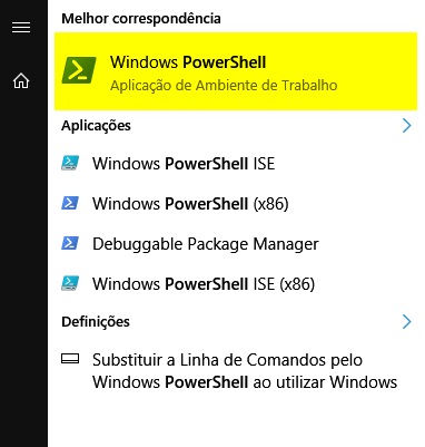 windows 10 powershell