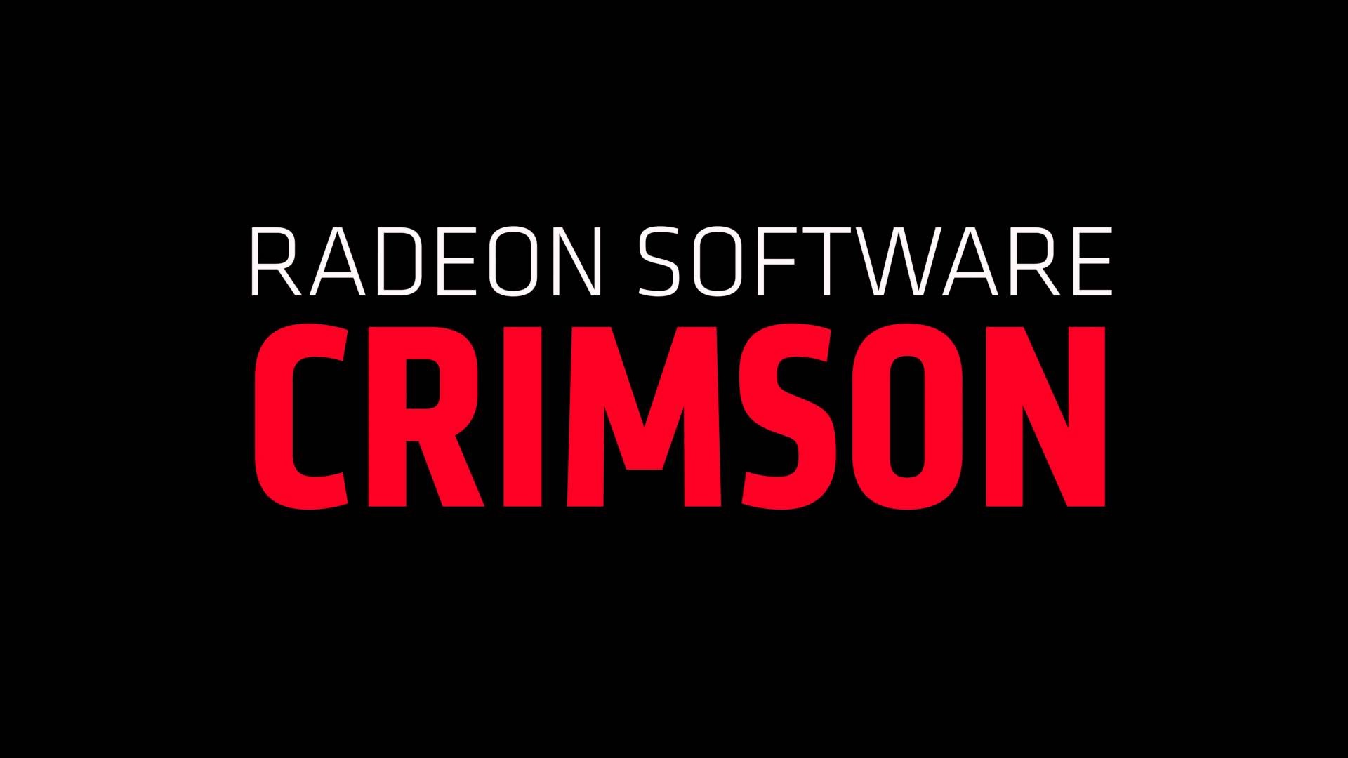 AMD Radeon Software Crimson Edition 
