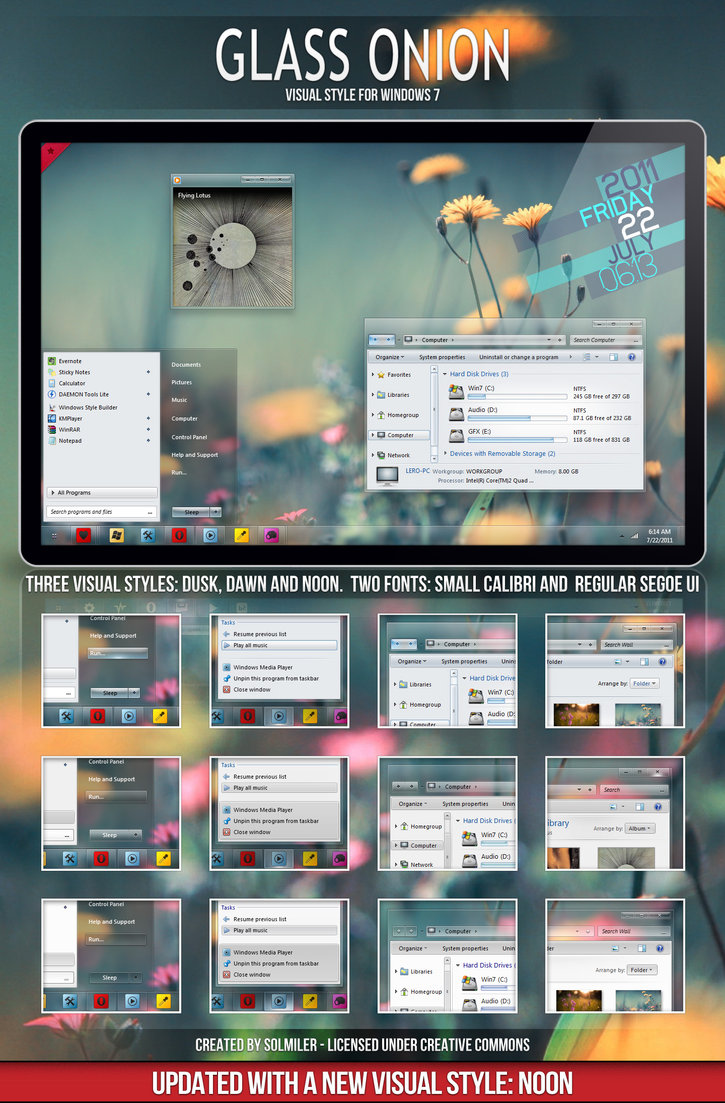 Theme đẹp cho win 7 - Tổng hợp theme tuyệt đep cho windows 7 Diendanbaclieu-33368-glass-onion-for-w7-by-solmiler-d3ch6nd