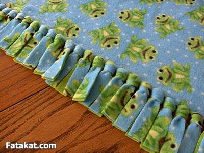 اصنعي غطاء لسرير اولادك بدون خياطه بالصور  13188489764466