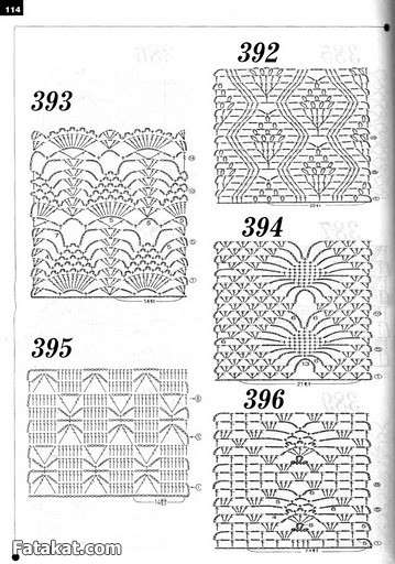 اكبر  موسوعة غرز كروشيه بالباترون.اكثر من 500 غرزة كروشية بالباترون بين ايديكم.غرز كروشي رو 13156014424706