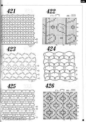 اكبر  موسوعة غرز كروشيه بالباترون.اكثر من 500 غرزة كروشية بالباترون بين ايديكم.غرز كروشي رو 13156015414802