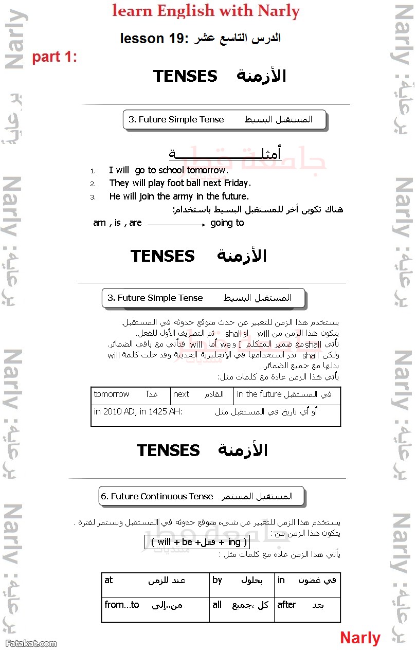 كورس المبتدئات في اللغة الإنجليزية 14191064557271