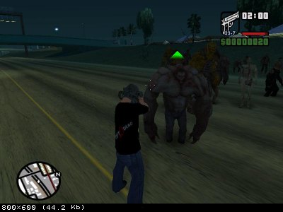 حصريا مع اجدد تعديل على لعبه جاتا التى يعشقها الملايين Grand Theft Auto San Andreas Resident Evil 5 World Fallen 1.40GB Dlhgs