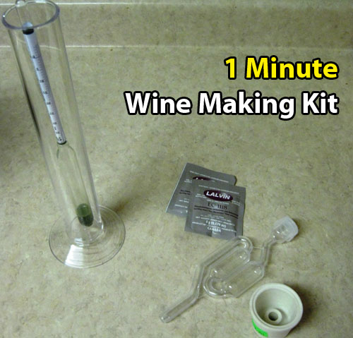 Wine . . .  1-minute-wine-kit