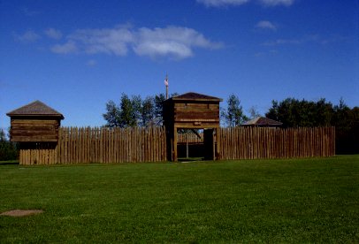 Que voit-on sur cette gravure de 1850 ? Michigan-fort