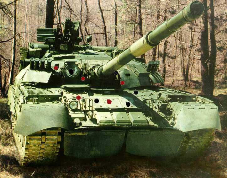 T-80u & T-90 فى تجارب حية للأسلحة المضادة للدبابات  T-80U