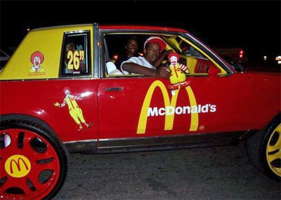 all a gamer need in life is !!!! Mcdonalds-fan-car