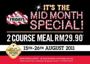 TGI Friday Mid Month Special 2011 Raya Merdeka TGIF-Mid-Month-Special-2011-300x214