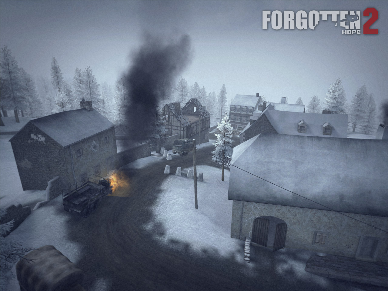 Jeux Vidéo : Forgotten Hope 2 Bastogne_five