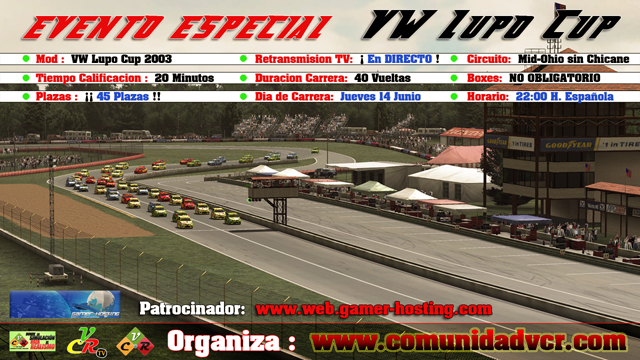 [EVENTO ESPECIAL VERANO 2012:] VCR-GAMER-HOSTING CartelEventoLupos_half