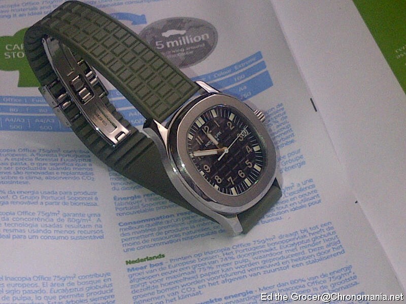 Plongeuse de salon ? Patek Philippe Aquanaut 5066 Image5623