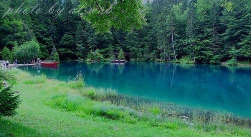 بحيرة blausee 2013 - صور بحيرة الدموع 2012 - السياحة فى بحيرة الدموع الرائعة 2013 Hwaml.com_1338428218_415