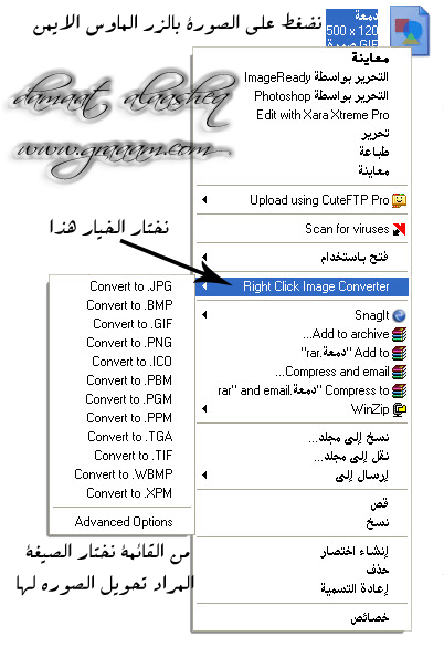 لتغيير صيغة الصوره بضغطة زر 116476_21228671870