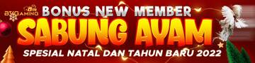 BONUS NEW MEMBER SABUNG AYAM SPESIAL NATAL DAN TAHUN BARU 2022 T863825