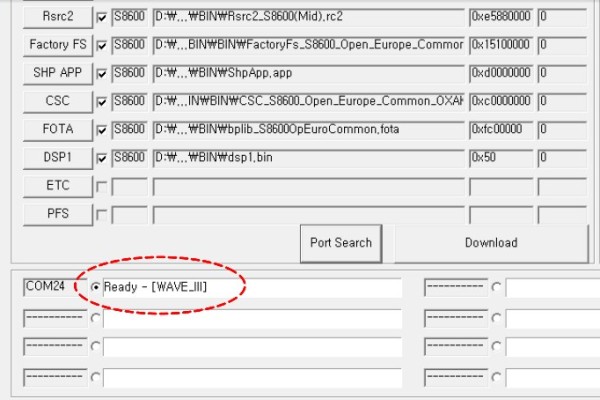 Procédure spéciale de Flashage du Wave 3 Mle3