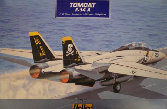 F14A Tomcat "VF-84 Jolly Rogers"  -  [Heller (Italeri)] 1/48 24.57