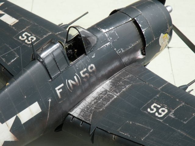 F6F5N night hellcat  hasegawa 1/32 06.70