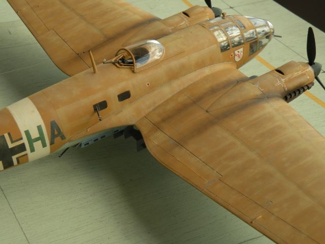 HE 111 H6  StG3   DERNA  LIBYE 1941 boite Revell 13.144