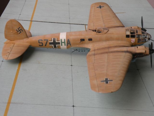 HE 111 H6  StG3   DERNA  LIBYE 1941 boite Revell 13.153