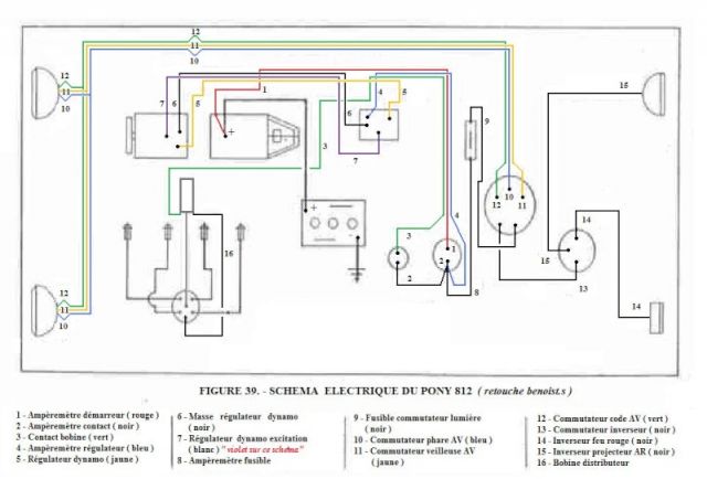 schema electrique MH 820 D 02.222