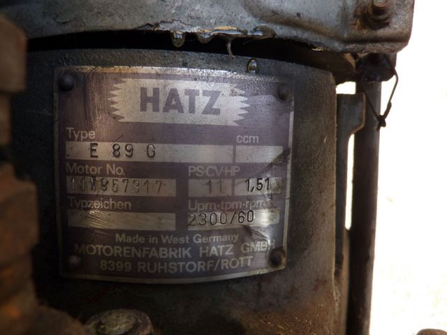 Moteur HATZ à vendre 23.312