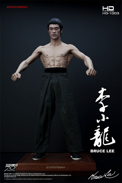 CUSTOMISATION SOCLERAMA  "YIN&YANG" Bruce Lee 1/4 ENTERBAY 70 ANNIVERSSAIRE 30.55